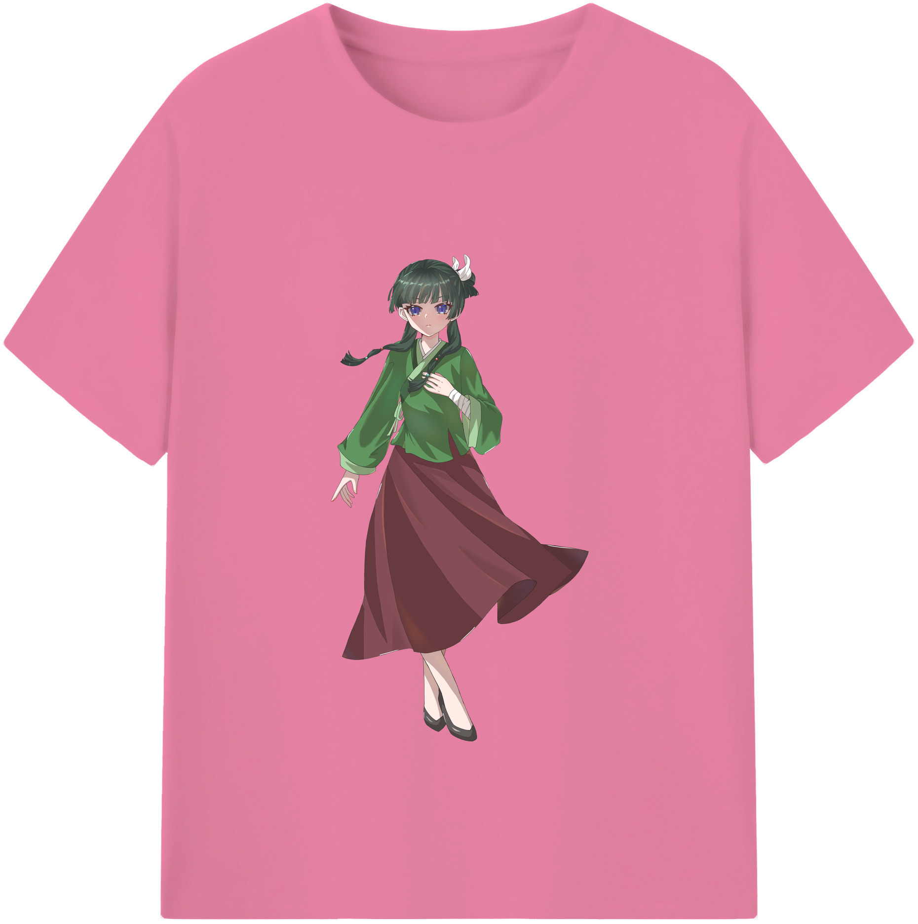 （画像用） 薬屋のひとりごと The Apothecary Diaries 綿100％半袖Tシャツ（フロントプリント）